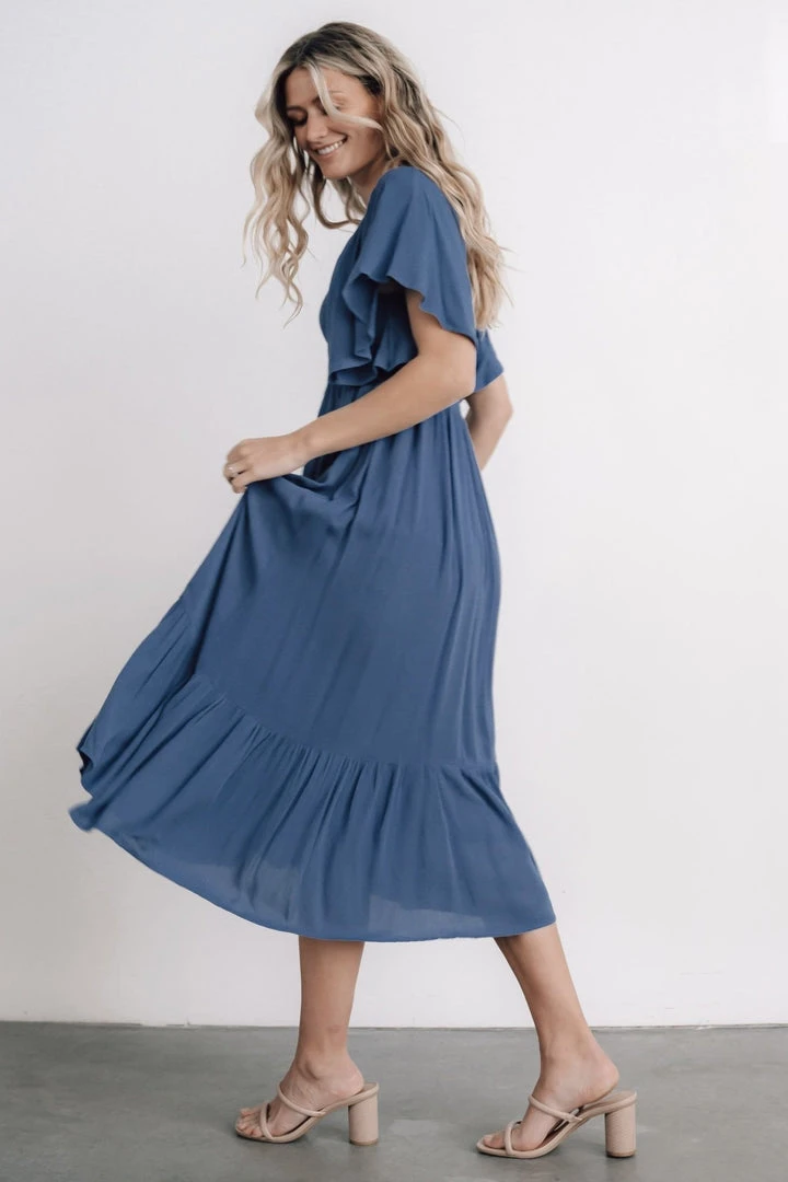 IL Felicity Smocked Dress | Blue 3 IL Felicity Smocked Dress | Blue