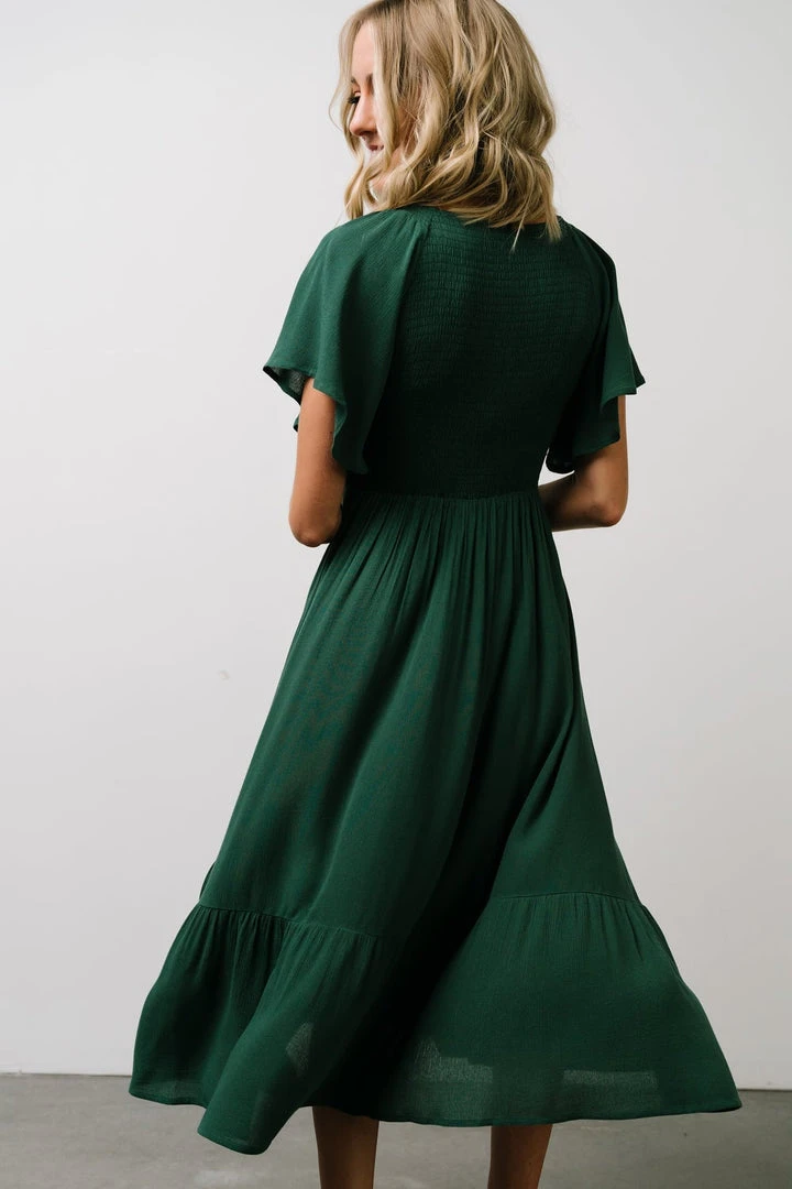 IL Felicity Smocked Dress | Evergreen Midi Dresses 7 IL Felicity Smocked Dress | Evergreen Midi Dresses