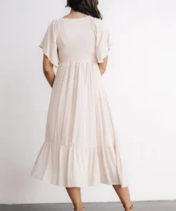 IL Dresses Felicity Smocked Dress | Ivory 7 IL Dresses Felicity Smocked Dress | Ivory