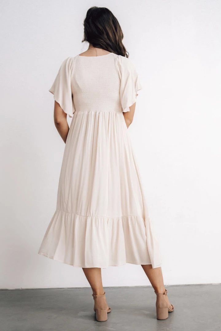 IL Dresses Felicity Smocked Dress | Ivory 3 IL Dresses Felicity Smocked Dress | Ivory