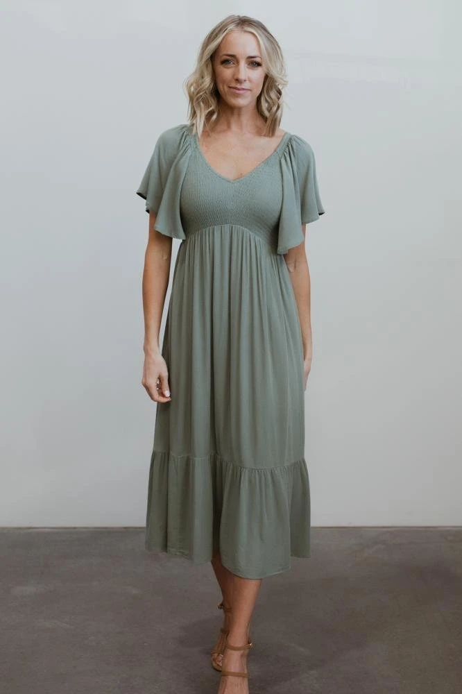 IL Felicity Smocked Dress | Sage Dresses 3 IL Felicity Smocked Dress | Sage Dresses