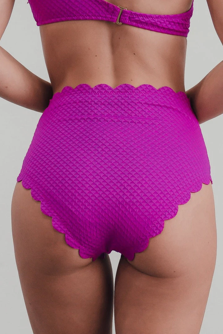 BJB Fiji Scalloped Swim Bottom | Fuchsia 5 BJB Fiji Scalloped Swim Bottom | Fuchsia