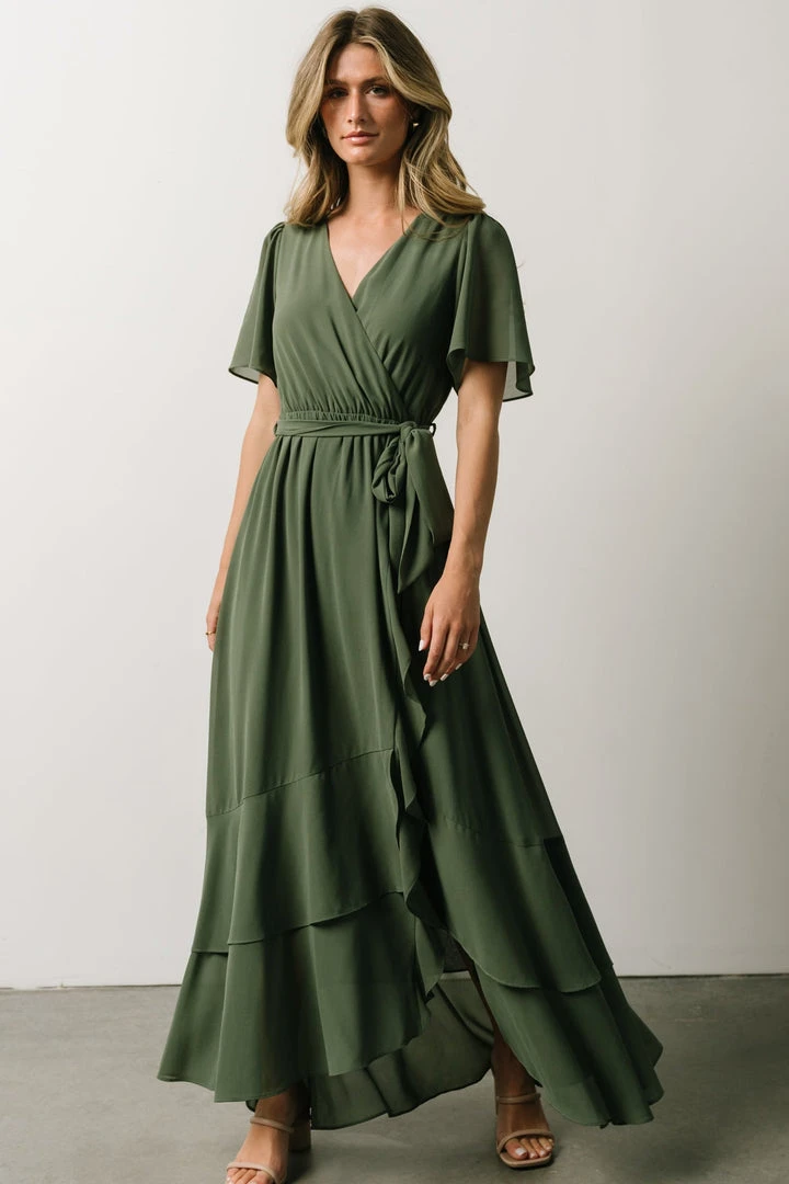 BB Custom Fiore Tulip Style Dress | Dusty Green Dresses 1 BB Custom Fiore Tulip Style Dress | Dusty Green Dresses