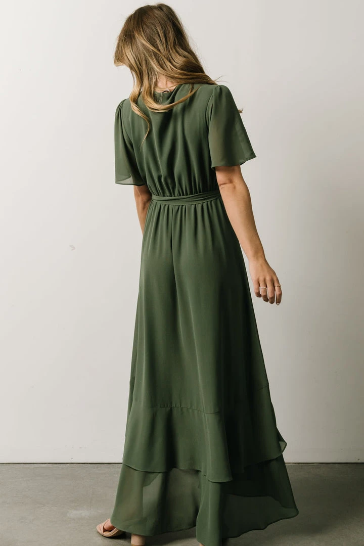 BB Custom Fiore Tulip Style Dress | Dusty Green Dresses 9 BB Custom Fiore Tulip Style Dress | Dusty Green Dresses