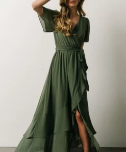 BB Custom Fiore Tulip Style Dress | Dusty Green Dresses