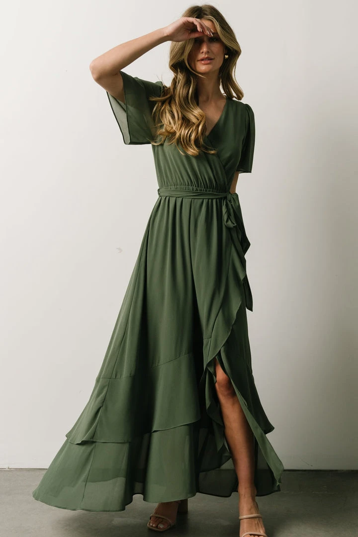 BB Custom Fiore Tulip Style Dress | Dusty Green Dresses 2 BB Custom Fiore Tulip Style Dress | Dusty Green Dresses