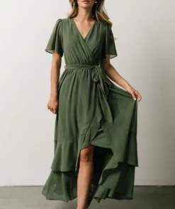 BB Custom Fiore Tulip Style Dress | Dusty Green Dresses 12 BB Custom Fiore Tulip Style Dress | Dusty Green Dresses