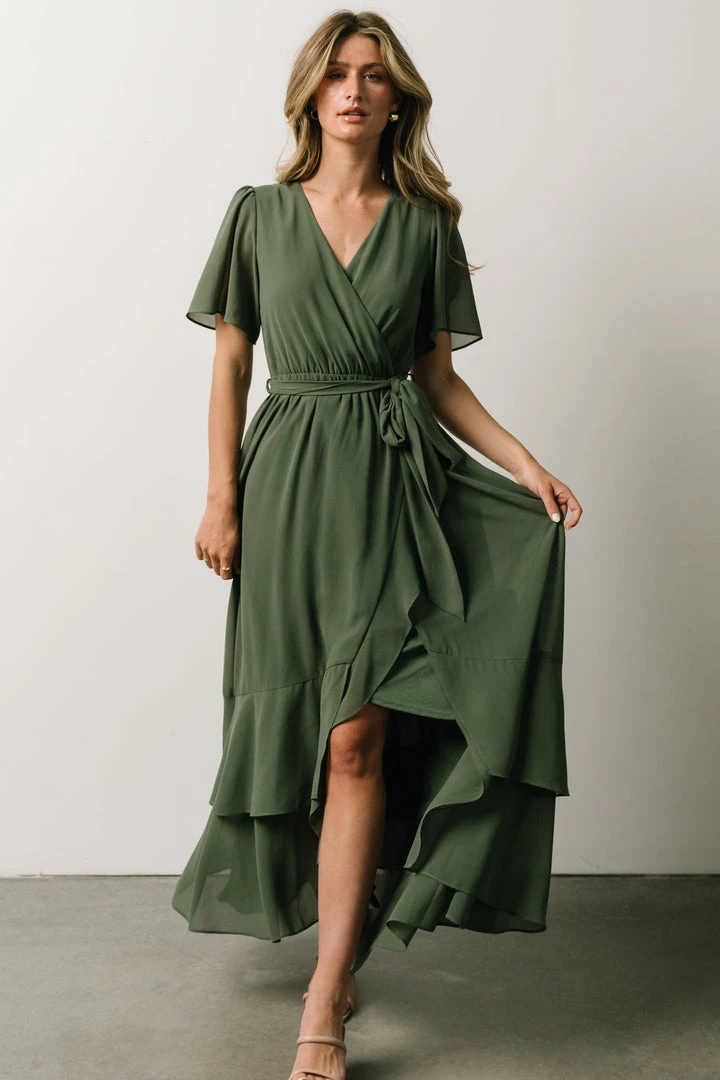 BB Custom Fiore Tulip Style Dress | Dusty Green Dresses 3 BB Custom Fiore Tulip Style Dress | Dusty Green Dresses