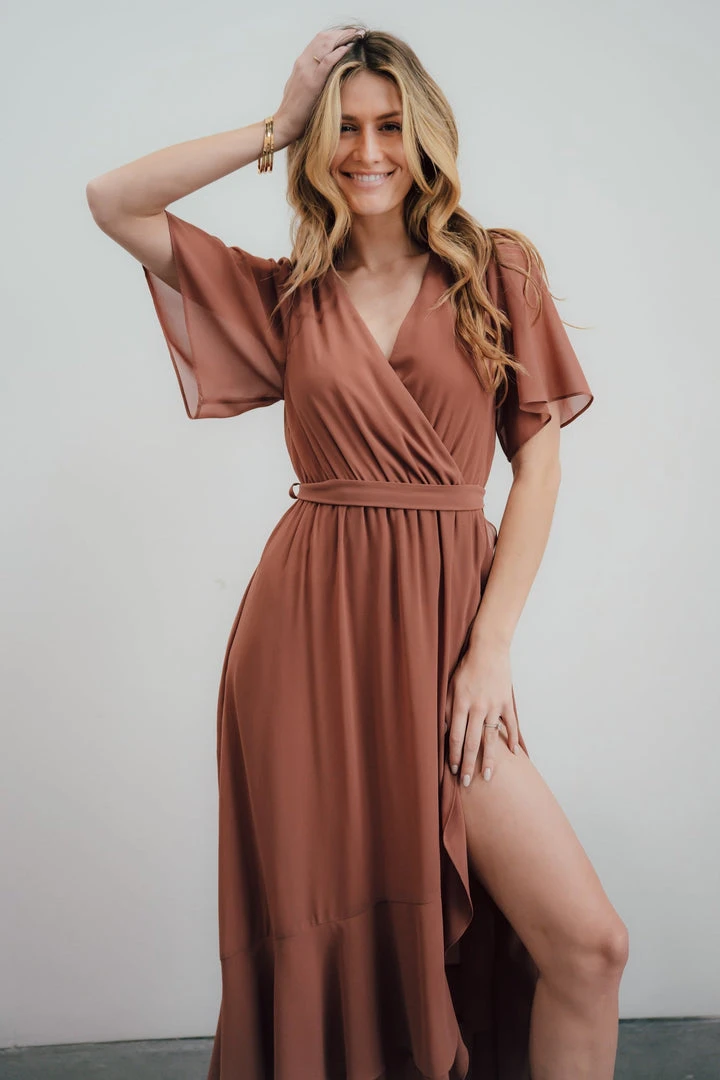 BB Custom Fiore Tulip Style Dress | Rosy Brown 2 BB Custom Fiore Tulip Style Dress | Rosy Brown