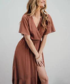 BB Custom Fiore Tulip Style Dress | Rosy Brown 15 BB Custom Fiore Tulip Style Dress | Rosy Brown