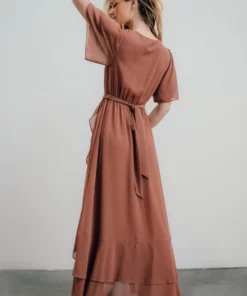 BB Custom Fiore Tulip Style Dress | Rosy Brown 11 BB Custom Fiore Tulip Style Dress | Rosy Brown