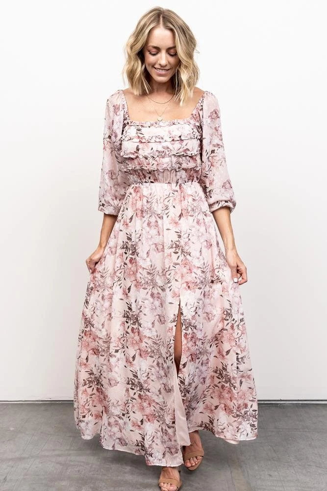 JH Florence Maxi Dress | Blush Floral Dresses 3 JH Florence Maxi Dress | Blush Floral Dresses
