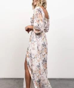 JH Dresses Florence Maxi Dress | Ivory Floral