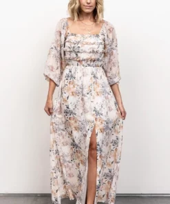JH Dresses Florence Maxi Dress | Ivory Floral