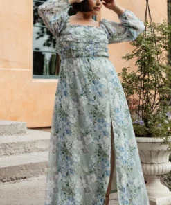 JH Florence Maxi Dress | Sage Floral