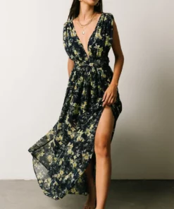 DD Flynn V-Neck Maxi Dress | Navy Floral Dresses 15 DD Flynn V-Neck Maxi Dress | Navy Floral Dresses