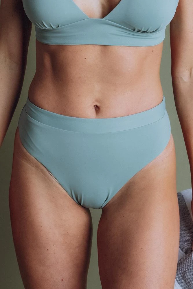 Swim Formentera High Waist Bikini Bottom | Sage 2 Swim Formentera High Waist Bikini Bottom | Sage