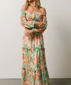 FT Dresses Francesca Smocked Maxi Dress | Summer Floral