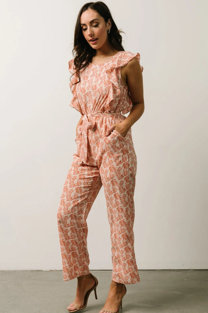 HAY Vacation Frankie Jumpsuit | Coral Print 5 HAY Vacation Frankie Jumpsuit | Coral Print