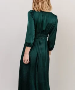 POL Dresses Gabriella Satin Midi Dress | Dark Green 11 POL Dresses Gabriella Satin Midi Dress | Dark Green