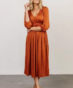 POL Gabriella Satin Midi Dress | Spice Dresses 8 POL Gabriella Satin Midi Dress | Spice Dresses