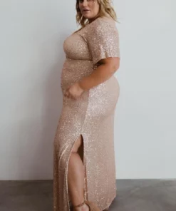 BB Custom Gatsby Sequin Gown | Rose Gold Dresses 18 BB Custom Gatsby Sequin Gown | Rose Gold Dresses
