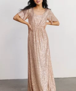 BB Custom Gatsby Sequin Gown | Rose Gold Dresses 17 BB Custom Gatsby Sequin Gown | Rose Gold Dresses