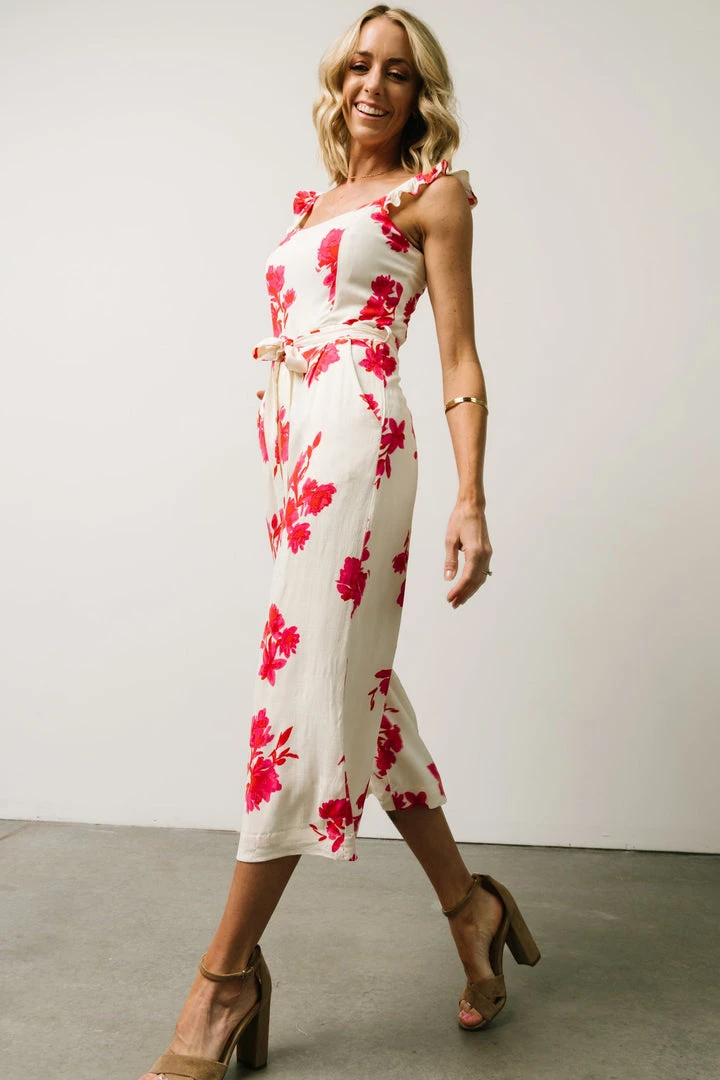 SL Vacation Gemma Jumpsuit | Pink Floral 7 SL Vacation Gemma Jumpsuit | Pink Floral