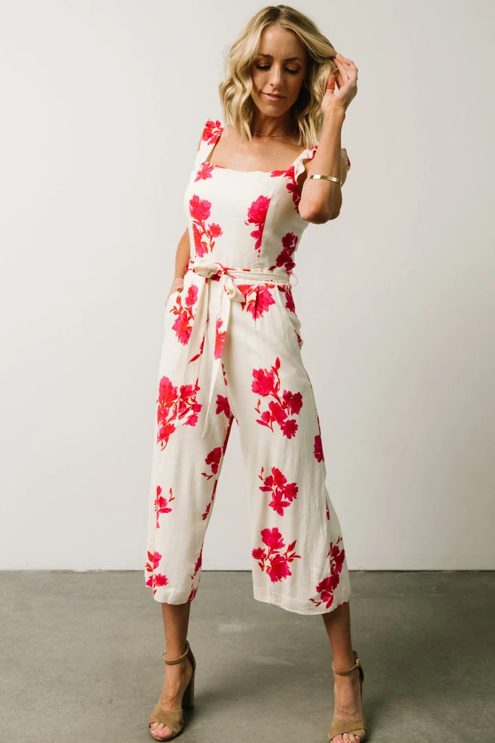 SL Vacation Gemma Jumpsuit | Pink Floral 1 SL Vacation Gemma Jumpsuit | Pink Floral