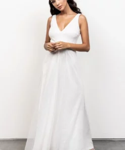 BB Custom Geneva Sparkle Gown | White