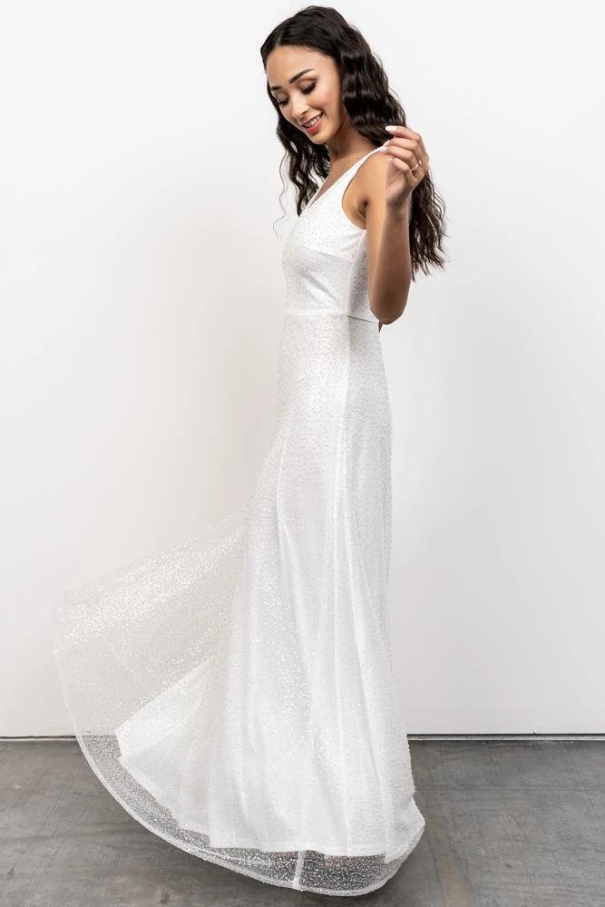 BB Custom Geneva Sparkle Gown | White 6 BB Custom Geneva Sparkle Gown | White
