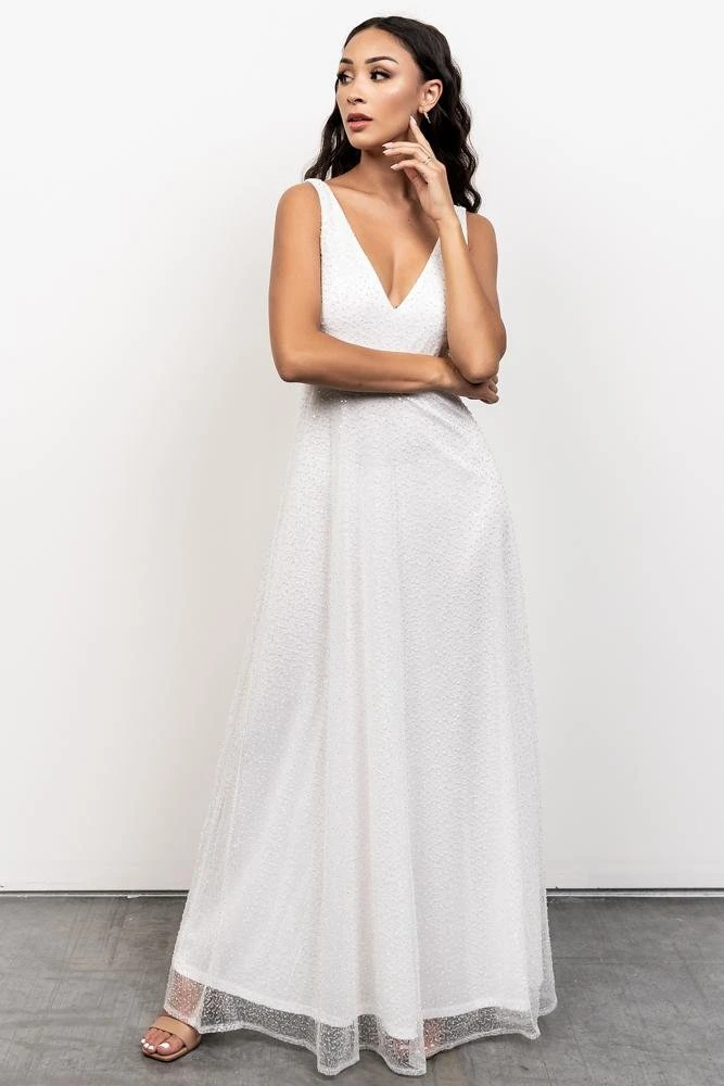 BB Custom Geneva Sparkle Gown | White 2 BB Custom Geneva Sparkle Gown | White