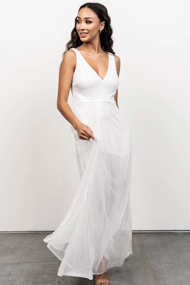 BB Custom Geneva Sparkle Gown | White 11 BB Custom Geneva Sparkle Gown | White