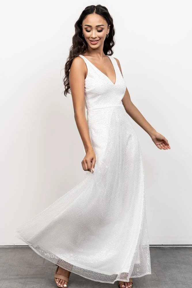 BB Custom Geneva Sparkle Gown | White 9 BB Custom Geneva Sparkle Gown | White