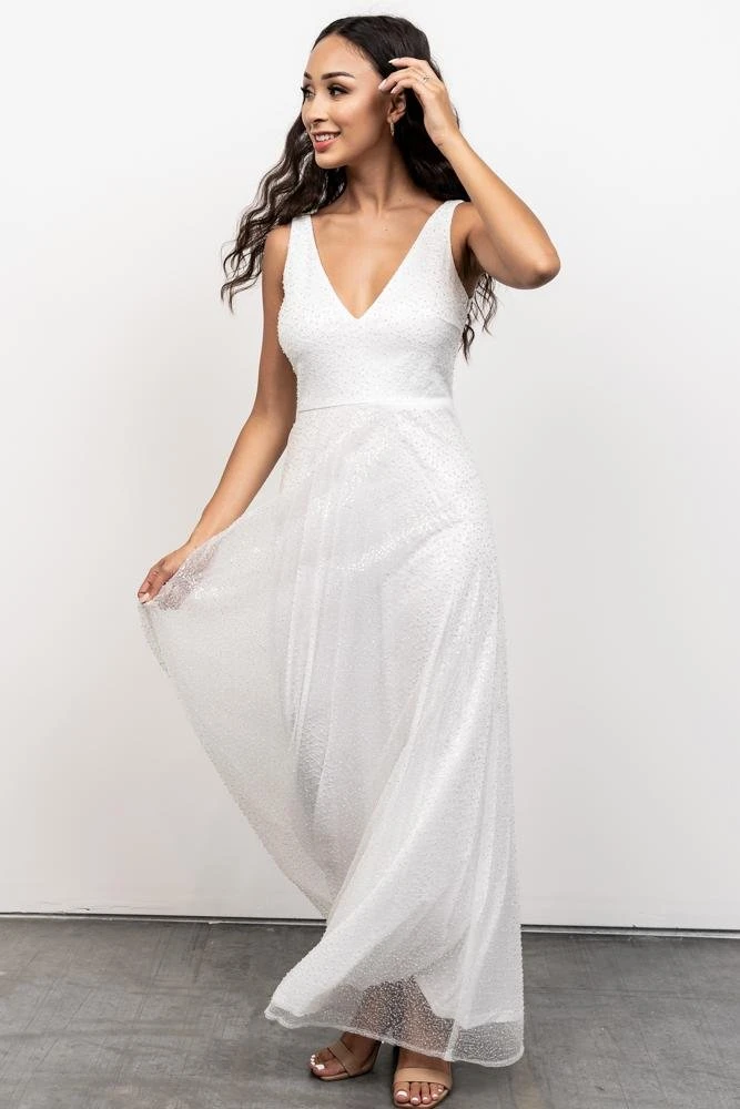 BB Custom Geneva Sparkle Gown | White 7 BB Custom Geneva Sparkle Gown | White