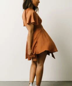 DD Dresses Gina Peek-a-Boo Mini Dress | Bronze