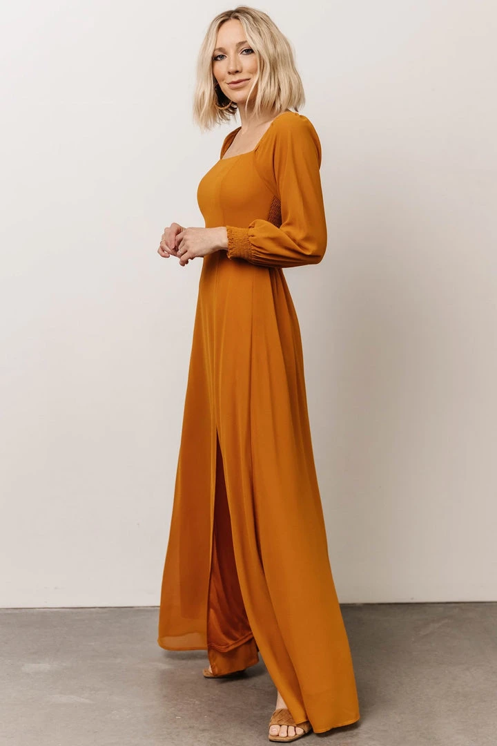 BB Custom Dresses Giselle Maxi Dress | Amber 5 BB Custom Dresses Giselle Maxi Dress | Amber