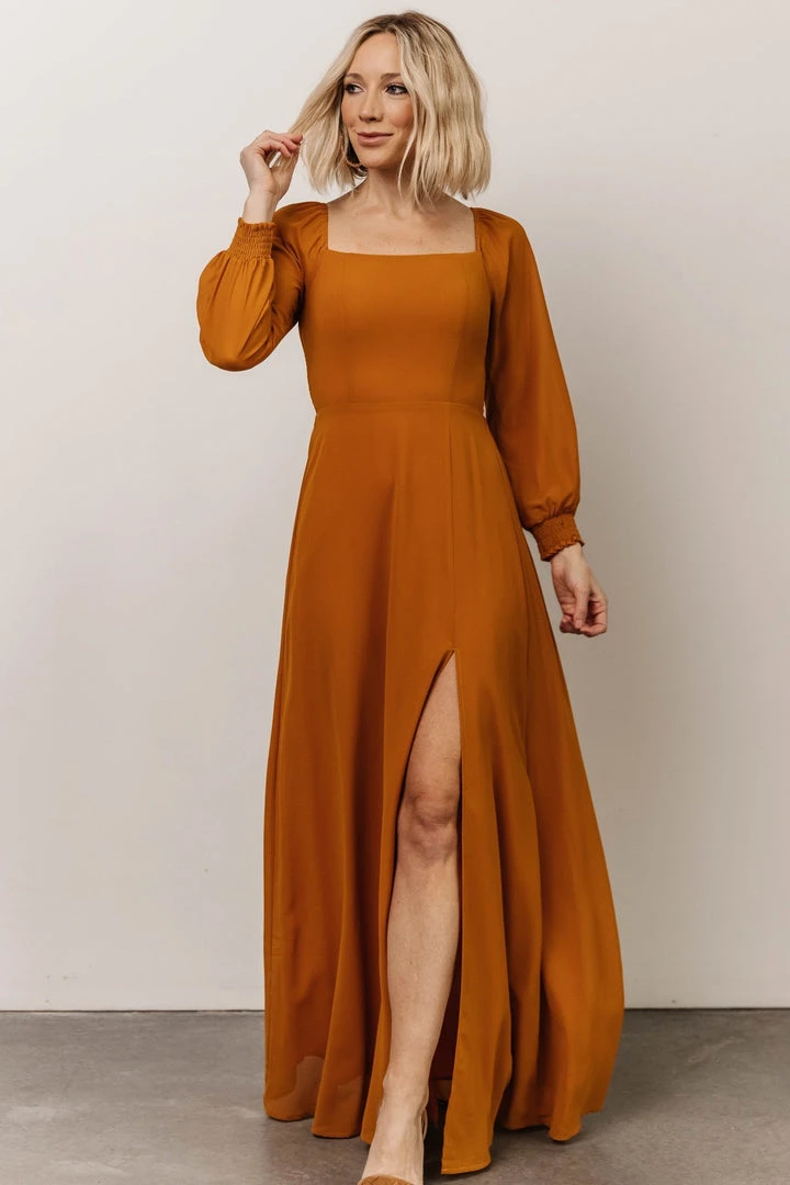 BB Custom Dresses Giselle Maxi Dress | Amber 2 BB Custom Dresses Giselle Maxi Dress | Amber