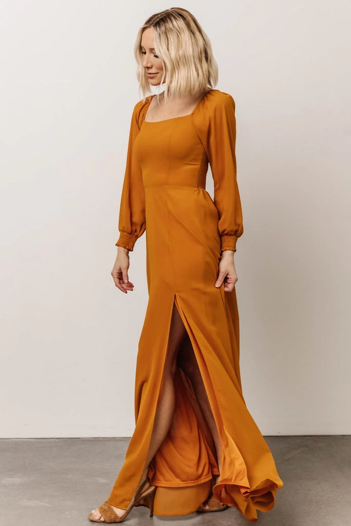 BB Custom Dresses Giselle Maxi Dress | Amber 4 BB Custom Dresses Giselle Maxi Dress | Amber