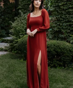 BB Custom Giselle Maxi Dress | Rust 13 BB Custom Giselle Maxi Dress | Rust