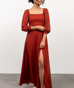 BB Custom Giselle Maxi Dress | Rust 15 BB Custom Giselle Maxi Dress | Rust