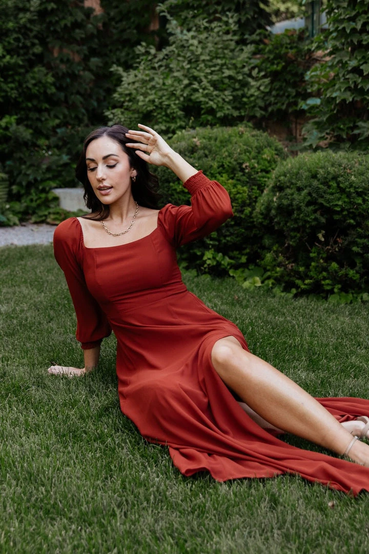 BB Custom Giselle Maxi Dress | Rust 2 BB Custom Giselle Maxi Dress | Rust