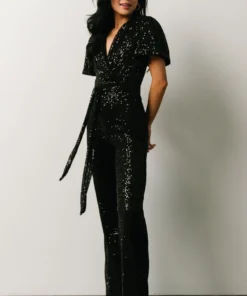 RR Shop By Style Glasgow Sequin Jumpsuit | Black 9 RR Shop By Style Glasgow Sequin Jumpsuit | Black