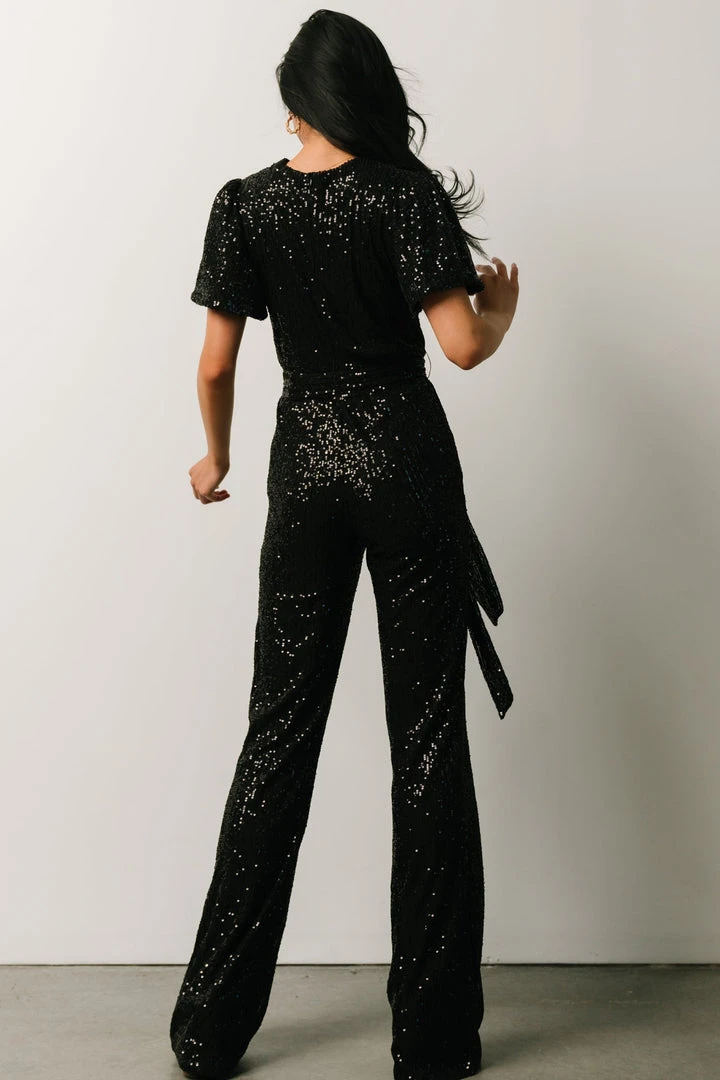 RR Shop By Style Glasgow Sequin Jumpsuit | Black 6 RR Shop By Style Glasgow Sequin Jumpsuit | Black