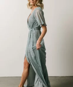 BB Custom Dresses Grace Sparkle Gown | Dusty Blue 15 BB Custom Dresses Grace Sparkle Gown | Dusty Blue