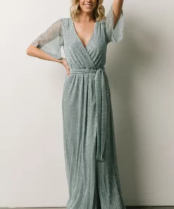 BB Custom Dresses Grace Sparkle Gown | Dusty Blue 17 BB Custom Dresses Grace Sparkle Gown | Dusty Blue