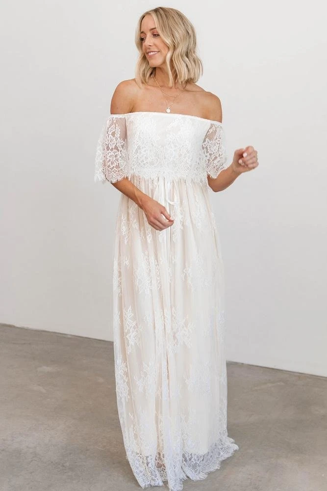BB Custom Guinevere Lace Maxi Dress | Off White Dresses 11 BB Custom Guinevere Lace Maxi Dress | Off White Dresses