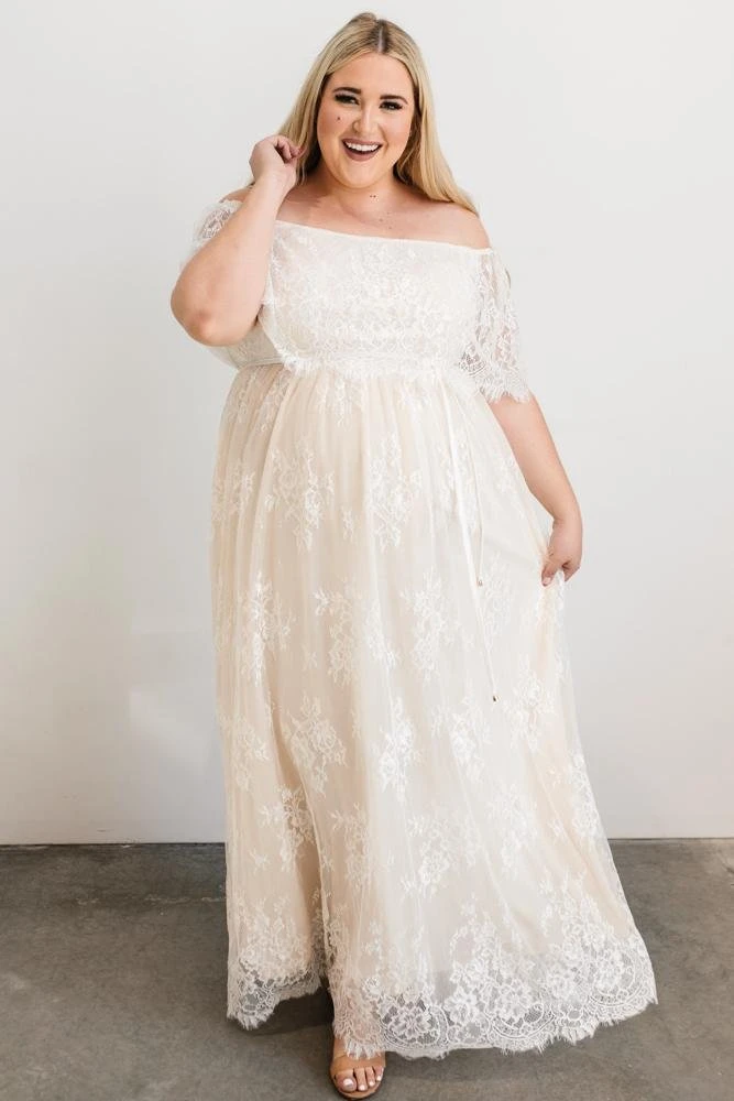 BB Custom Guinevere Lace Maxi Dress | Off White Dresses 5 BB Custom Guinevere Lace Maxi Dress | Off White Dresses