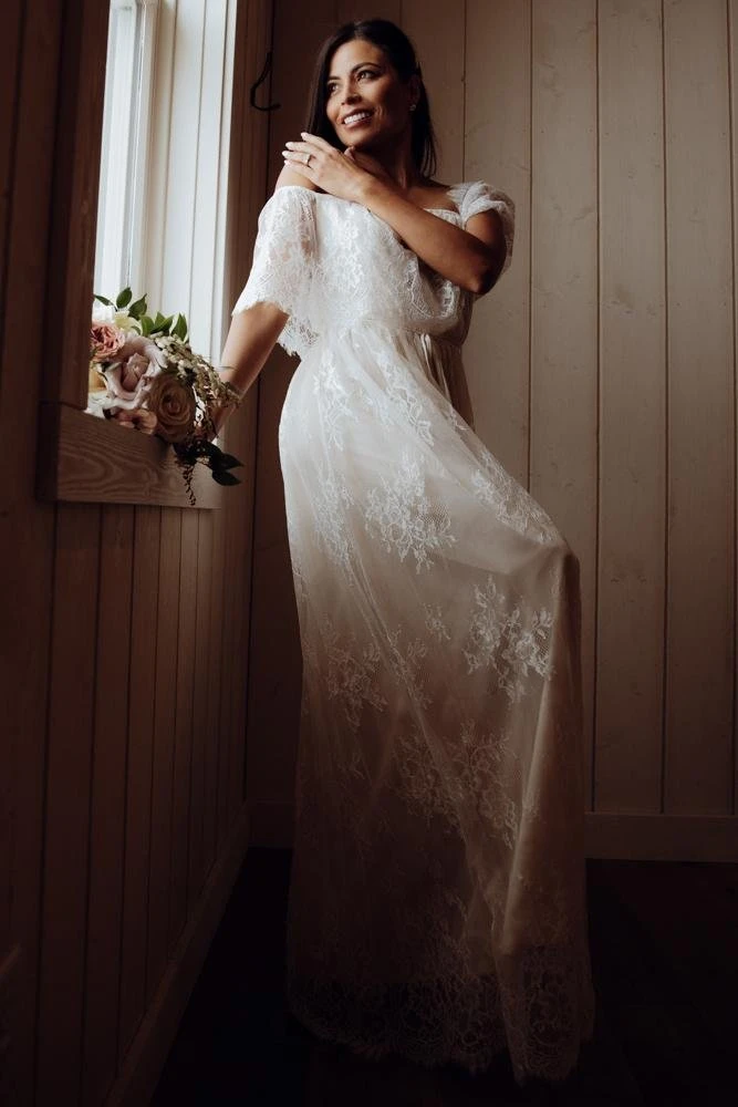 BB Custom Guinevere Lace Maxi Dress | Off White Dresses 3 BB Custom Guinevere Lace Maxi Dress | Off White Dresses