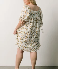 HAY Hallie Babydoll Mini Dress | Ivory + Gold Floral Dresses 22 HAY Hallie Babydoll Mini Dress | Ivory + Gold Floral Dresses